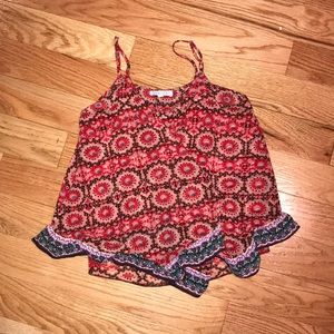 Multicolor summer tank top